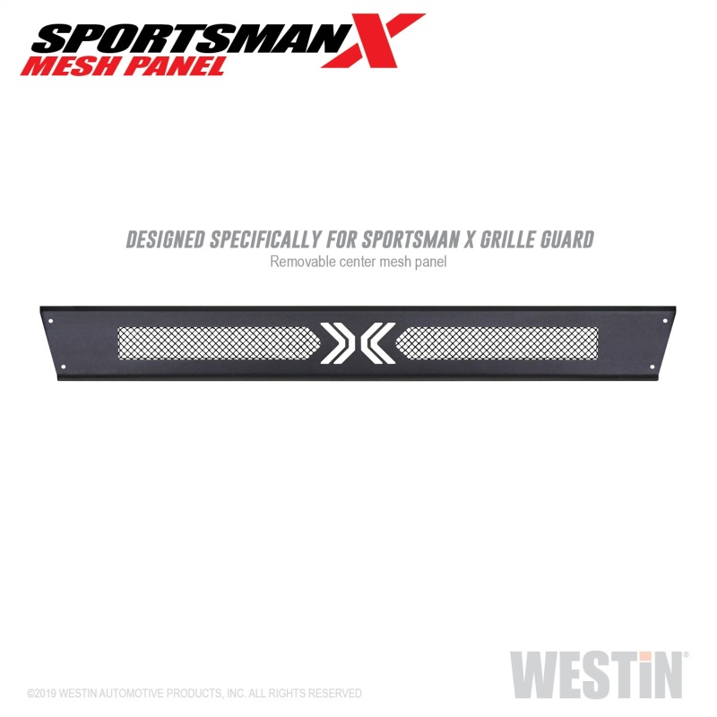 Westin 15-19 Ford F-150/14-20 Toyota Tundra Sportsman X Mesh Panel - Textured Black thumbnail 3
