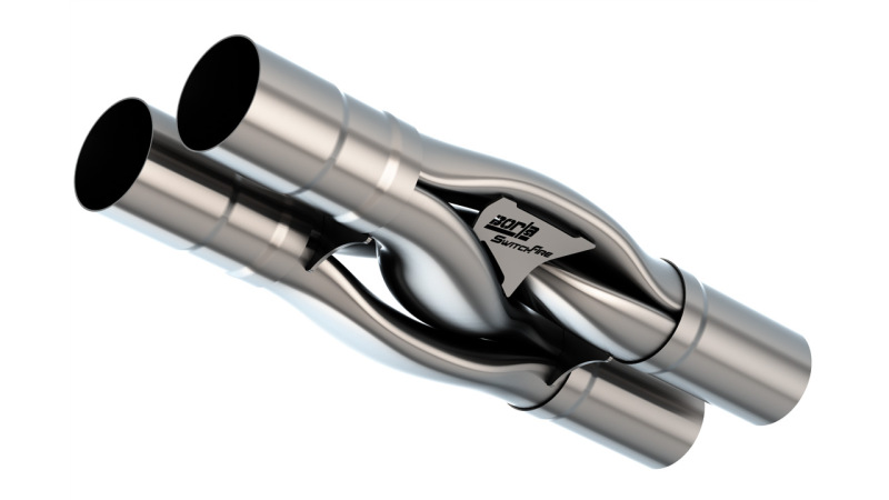 Borla Universal Hydroformed Switchfire X-Pipe 3in ID 3in OD Outlets W/O Notches
SwitchFire X-Pipe