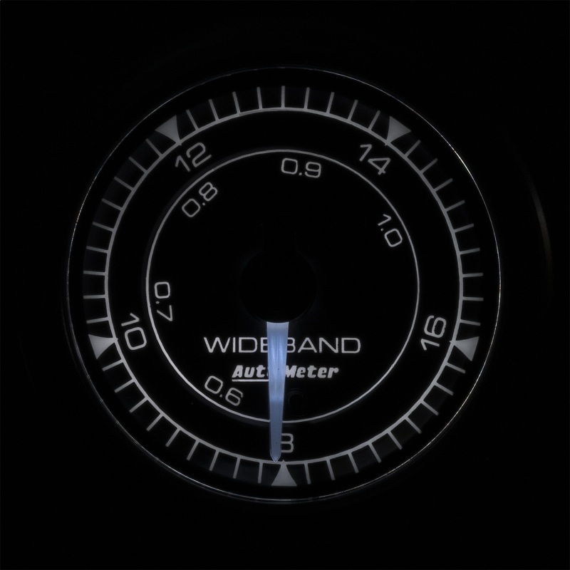Autometer Chrono 2-1/16in 8:1-18:1 Air/Fuel Ratio Analog Wideband Gauge thumbnail 9