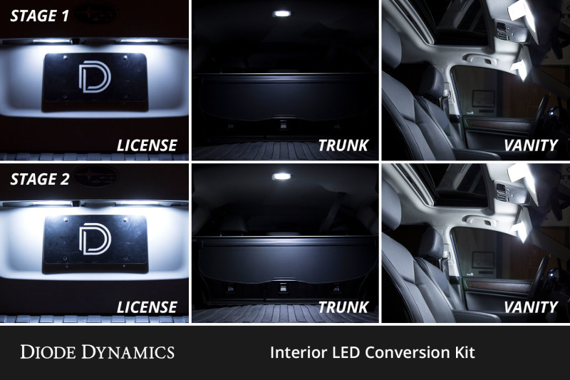 Diode Dynamics 06-12 Toyota RAV4 Interior LED Kit Cool White Stage 2 thumbnail 4