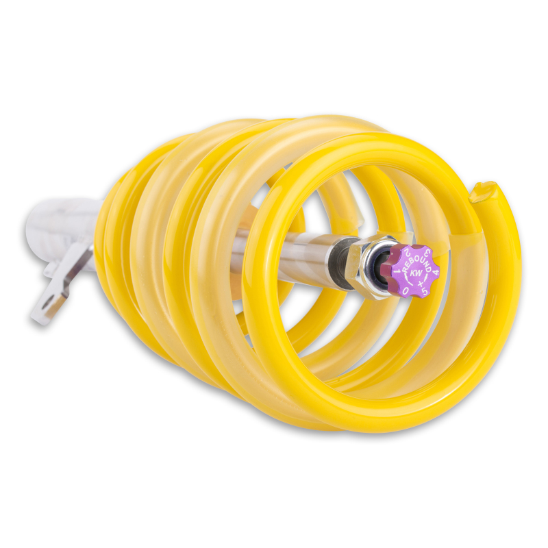 KW Variant 2 Coilover Kits 1521000M Kits, 2, 0.0 - 1.2 in. Lowered Front, 0.2 - 1.2 in. Lowered Rear, Natural/Yellow Shocks, Yellow Springs, Audi, Kit thumbnail 8