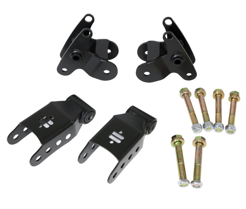 Ridetech 2015+ Ford F150 Leaf Spring Bracket Kit - Rear
Leaf Brackets F-150