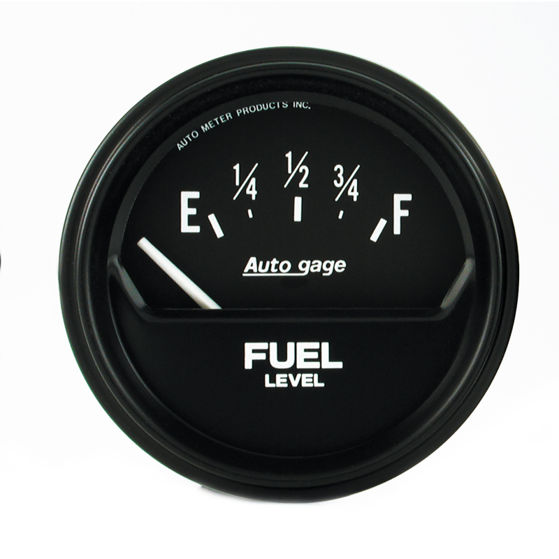 Autometer AutoGage 2-5/8in 0-90 Short Sweep Electrical Fuel Level - Black thumbnail 3