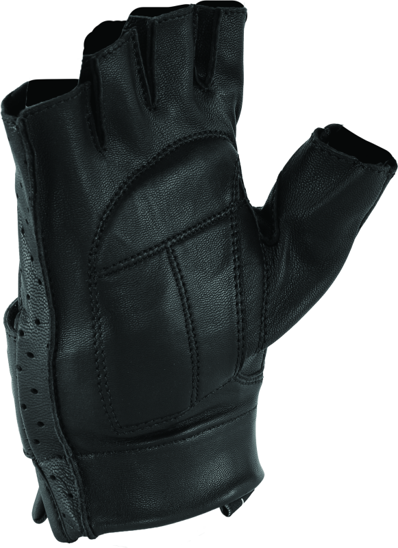 Kuryakyn Leather By River Road Tucson Shorty Gloves Black - Small thumbnail 3