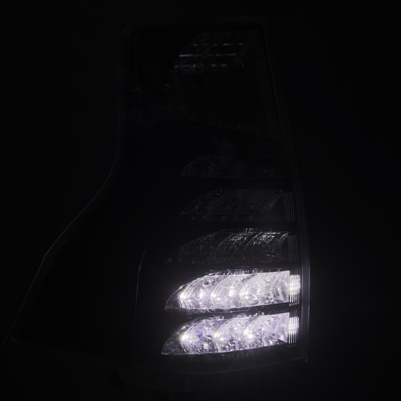 AlphaRex 14-21 Lexus GX470 PRO-Series LED Tail Lights - Alpha Black