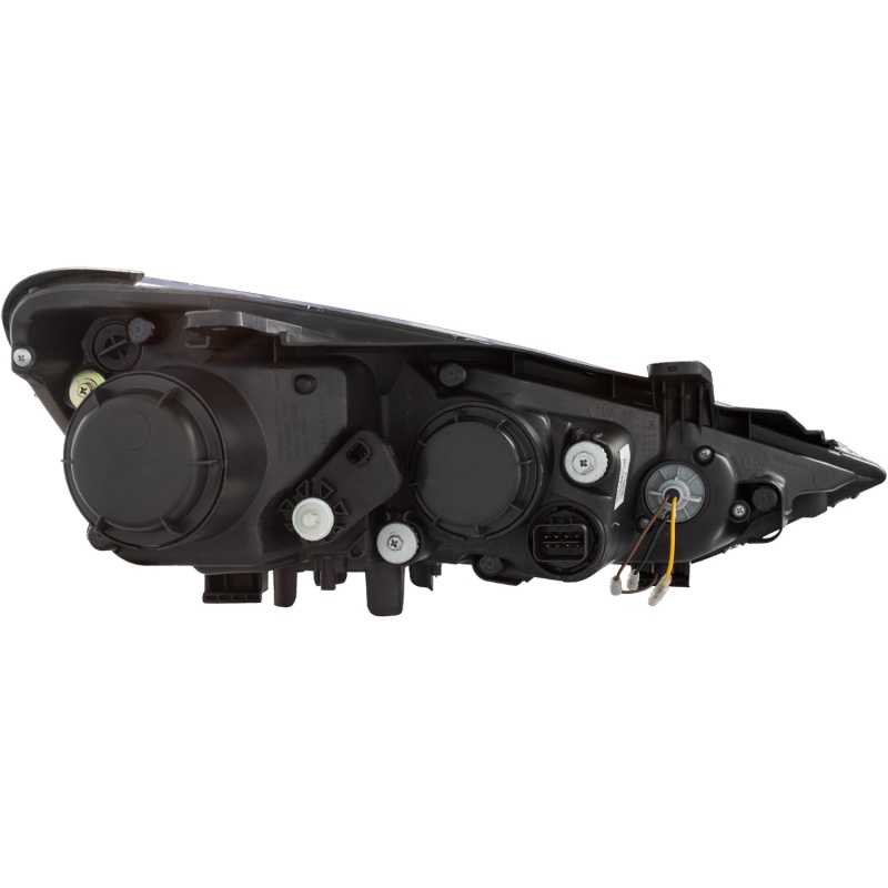 ANZO 2013-2015 Hyundai Genesis Projector Headlights w/ Plank Style Design Black (HID Compatible) thumbnail 6