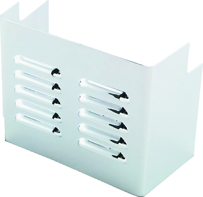 Bikers Choice 91-96 Dyna 73-85 FXE 80-86 FXWG 82-99 XL Chrome Louvered Battery Side Cover