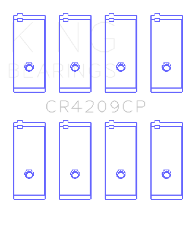 King Engine Bearings Toyota 3Sgte (Size +0.25mm) Connecting Rod Bearing Set thumbnail 2