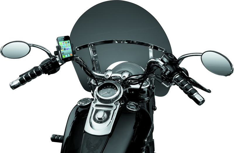 Kuryakyn Tech-Connect Device Mounting Systems 1699 Handlebar Mount, Clamp, Composite, Black, Ball Mount Base Included, Kit thumbnail 8