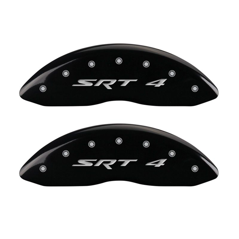 MGP 4 Caliper Covers Engraved Front & Rear SRT4 Black finish silver ch thumbnail 5