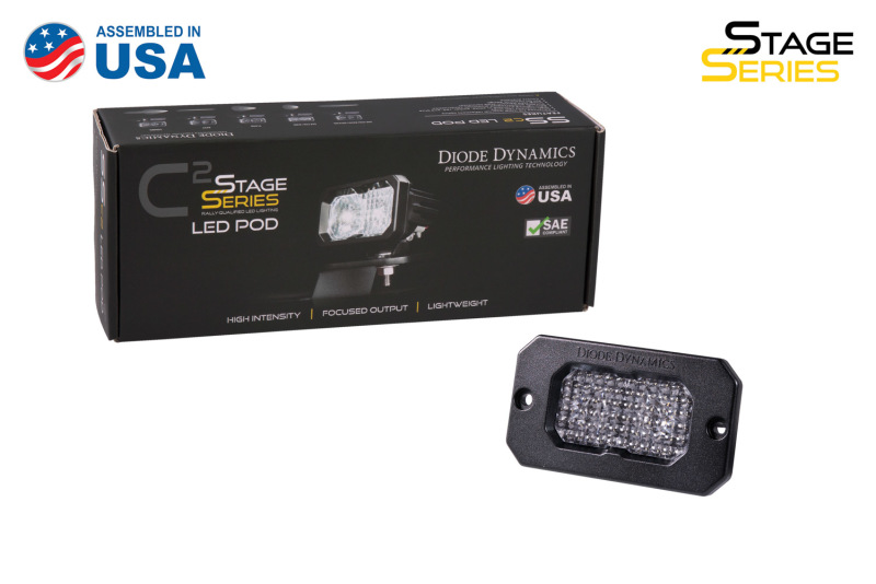 Diode Dynamics Stage Series 2in LED Pod Pro - White Combo Flush ABL (Single) thumbnail 9