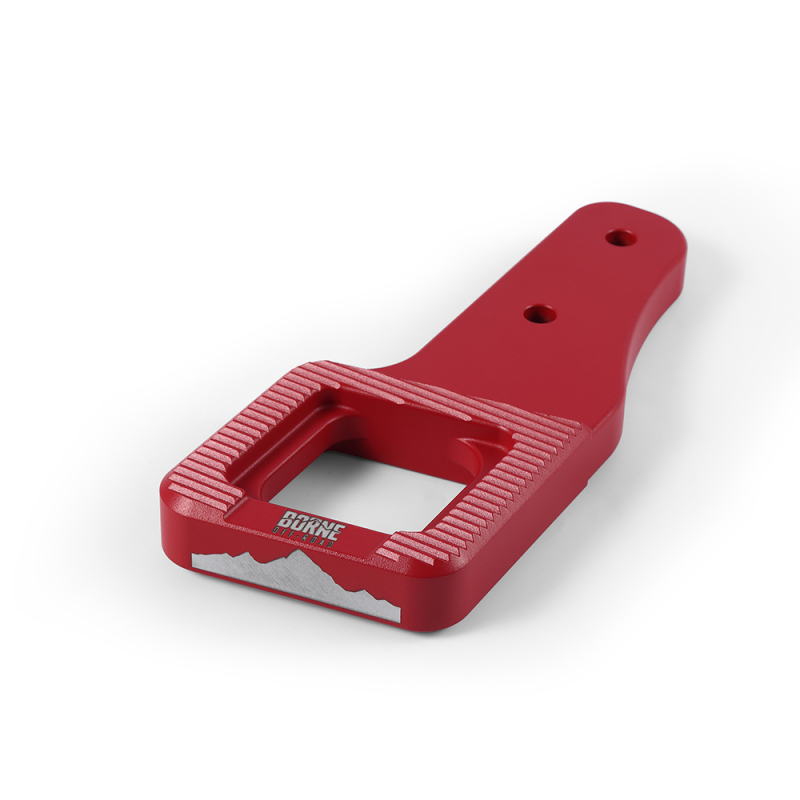 Borne Off-Road 2017+ Ford Raptor / 2009+ Ford F150 Borne Off-Road Billet Tow Hooks - Red thumbnail 6