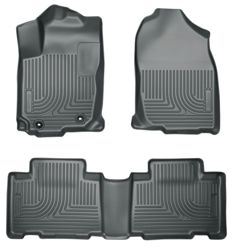 Husky Liners 2013 Honda Accord WeatherBeater Black Front & 2nd Seat Floor Liners (4-Door Sedan Only) thumbnail 2