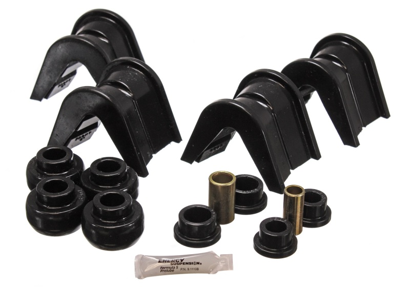 Energy Suspension 76-77 Ford Bronco/66-72 F-100/F-150 Blk 4 Deg Offset Complete 14 Pc C-Bushing Set thumbnail 3