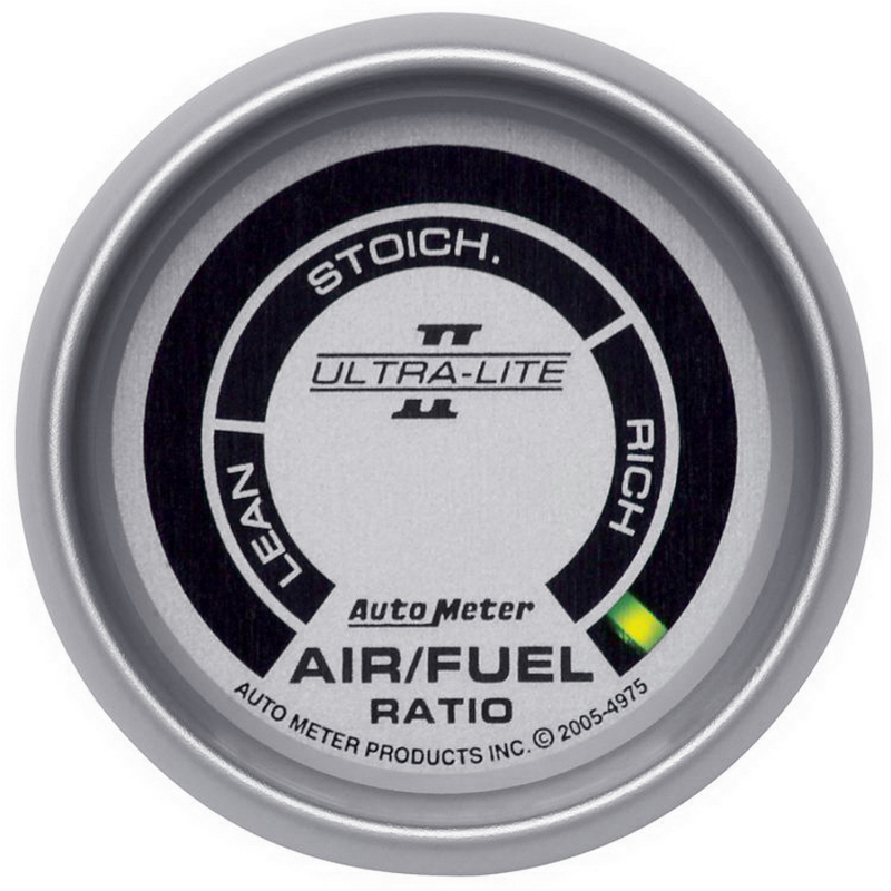 Autometer Ultra-Lite II 2 1/16in Air/Fuel Ratio-Narrowband Lean-Rich LED Array Gauge thumbnail 3