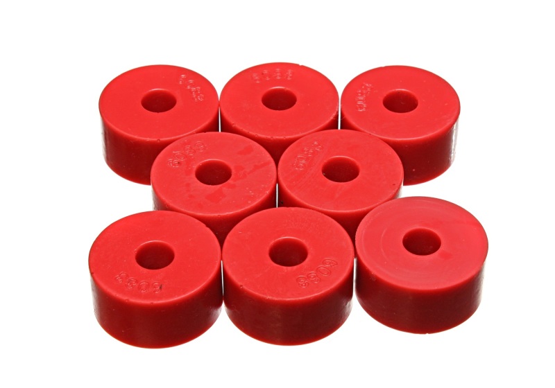 Energy Suspension Pad - Med - 1-1/2in OD x 7/16in ID x 3/4in H - Red thumbnail 2