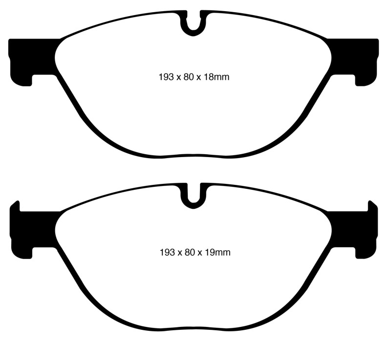 EBC S13 Brake Pad and Rotor Kit (1x ebcRK1795RX, 1x ebcDP42019R) thumbnail 5