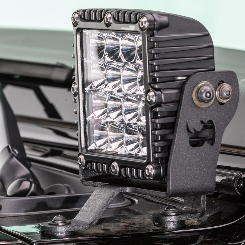 Go Rhino 18-20 Jeep Wrangler JL/JLU/Gladiator JT Light Mount - 6in Q4 Series thumbnail 6