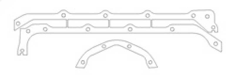 Cometic Pontiac 350/400/428/455 V8 .094in Fiber Oil Pan Gasket Kit thumbnail 3