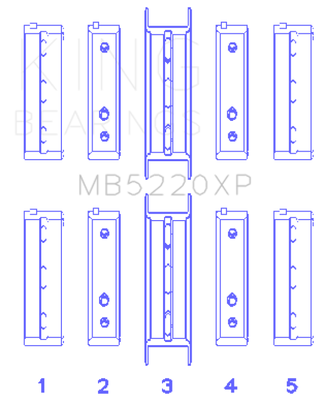 KING Performance Main Bearings