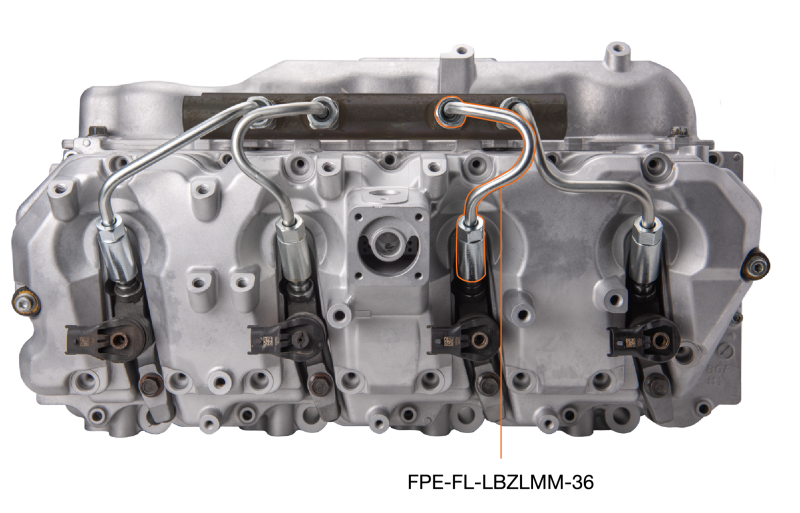 Fleece Performance 06-10 GM 2500/3500 Duramax LBZ/LMM High Pressure Injection Line (No. 3 & 6) thumbnail 3
