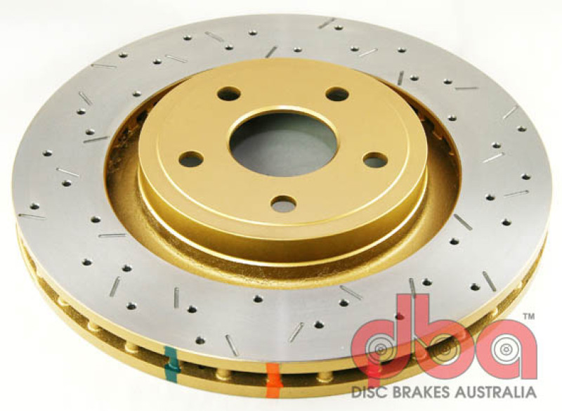 DBA HD Series 4000XS Brake Rotors DBA42532XS Disc Rotor, Cross-Drilled, Slotted, 4000 XS Series, Uni-Directional, Jeep, Front, Each thumbnail 8