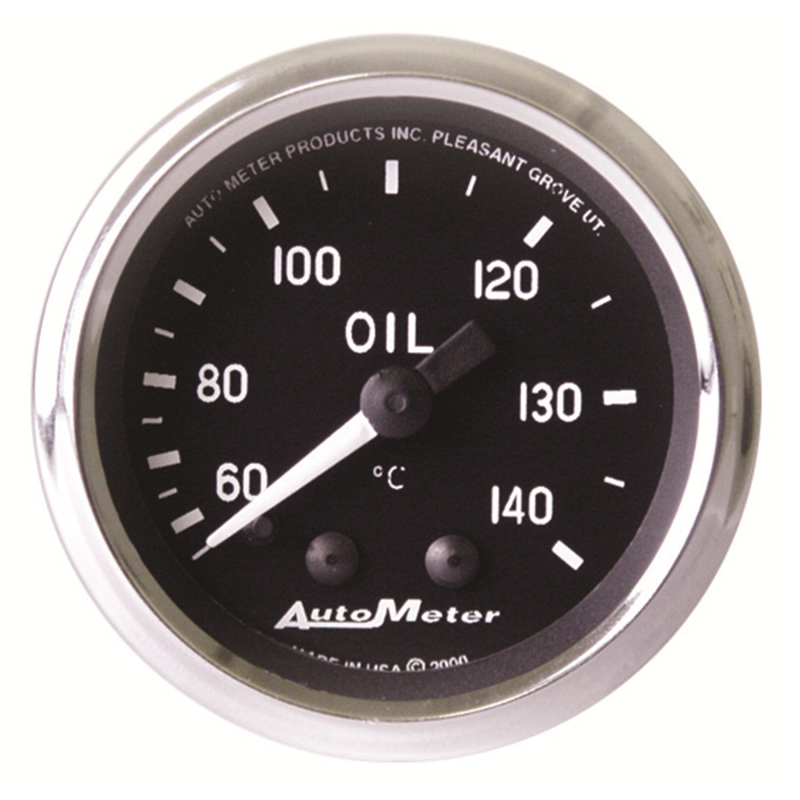 Autometer Cobra 2 1/16in 60-140 Deg Celsius Mechanical Oil Temperature Gauge thumbnail 4