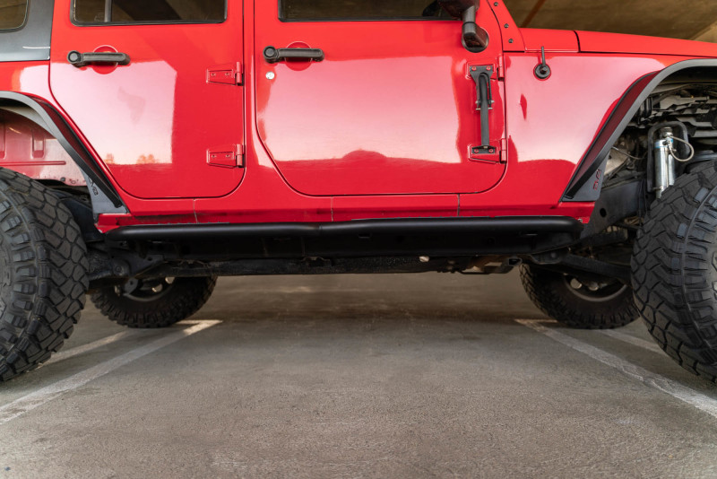 DV8 Offroad 07-18 Jeep Wrangler JK (4 Door Only) OE Plus Side Steps thumbnail 7
