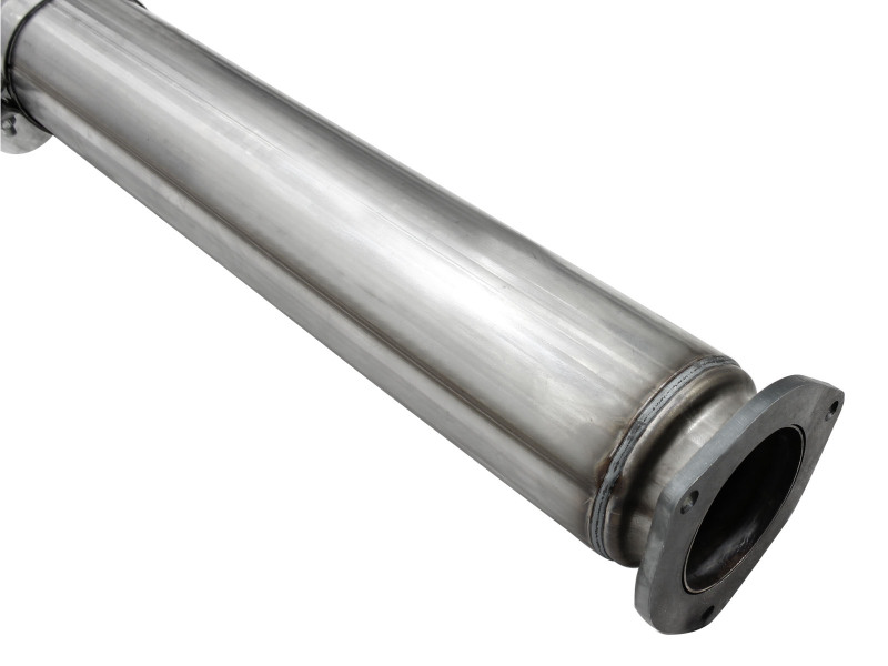 aFe MACH Force XP Exhaust 5in DPF-Back Stainless Steel Exhaust 2015 Ford Turbo Diesel V8 6.7L No Tip thumbnail 7