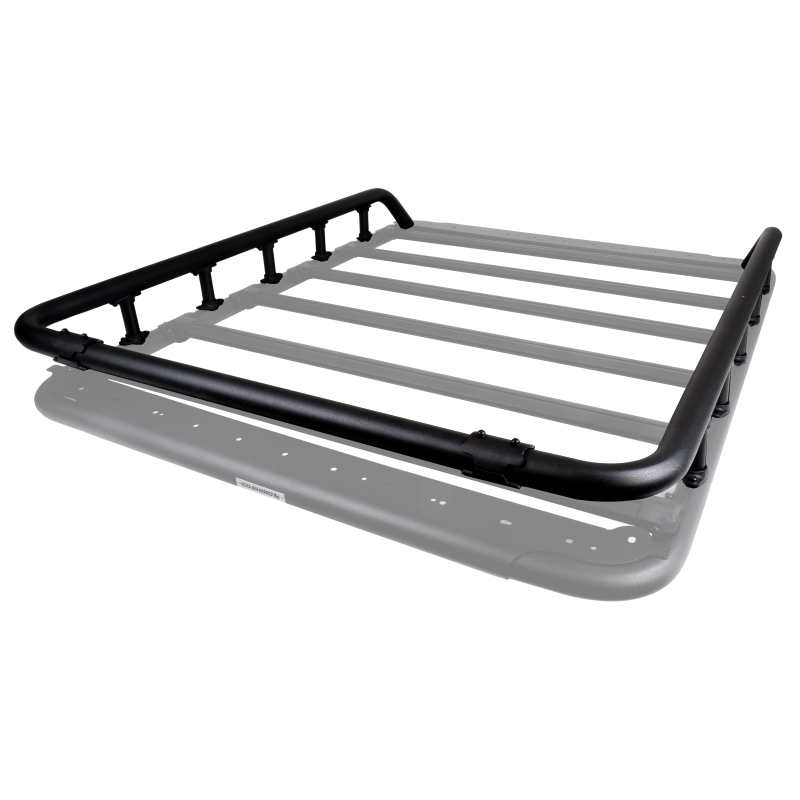 Go Rhino SRM500 Tri-Rail Kit (For 65in. Long Rack) - Tex. Blk (Rails ONLY - Req. Platform) thumbnail 4