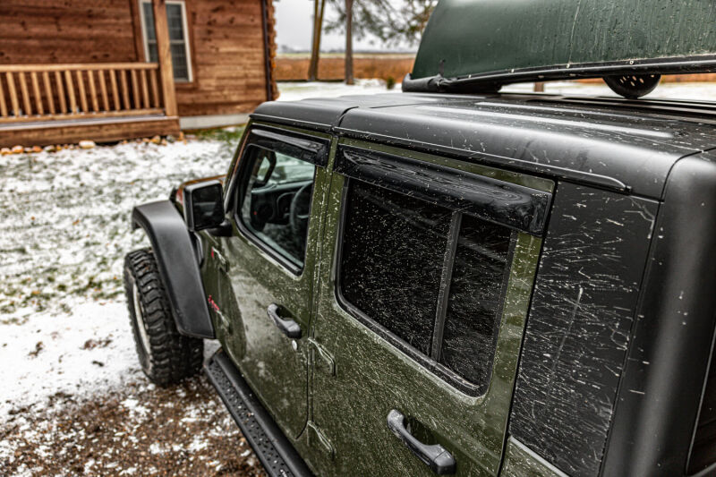 Husky Liners 18-24 Jeep Wrangler JLU Sport/Sahara/Rubicon Ventvisor Low Profile (4pc) - Smoke
SideWindow Deflector
Side Window Deflecto