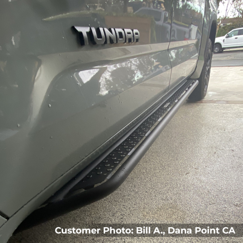 Go Rhino 2022 Toyota Tundra Crew Max Brackets for Dominator Extreme SideSteps - Tex. Black thumbnail 5