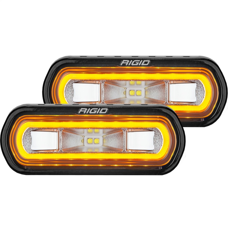 Rigid Industries SR-L Series Surface Mount LED Spreader Pair w/ Red Halo - Universal thumbnail 6