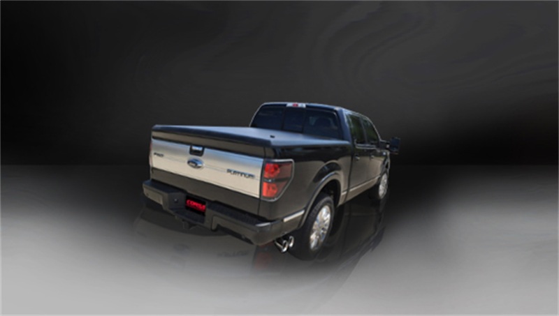 Corsa 2011-2014 Ford F-150 6.2L V8 144.5in Wheelbase 3in Resonator Delete Kit thumbnail 6