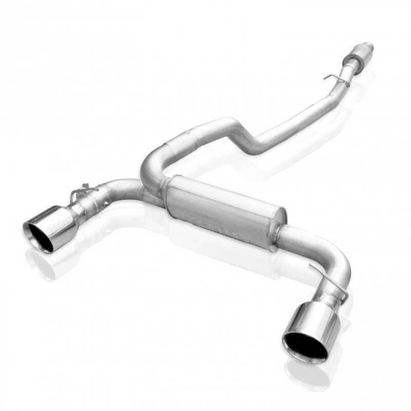 Stainless Works 2016-18 Ford Focus RS 3in Catback Vintage Round Muffler 5in Tips thumbnail 8