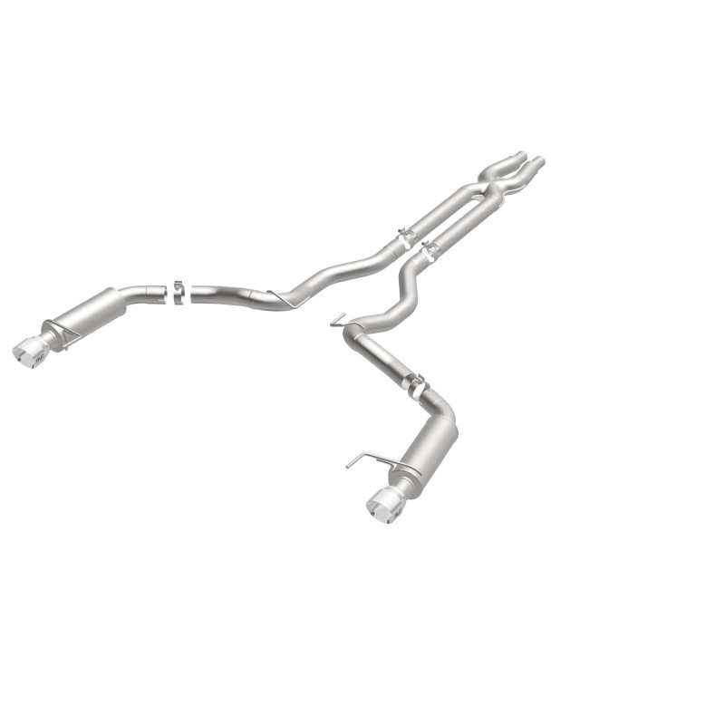 MagnaFlow Cat Back, SS, 3in, Competition, Dual Split Polished 4.5in Tips 2015 Ford Mustang GT V8 5.0 thumbnail 9