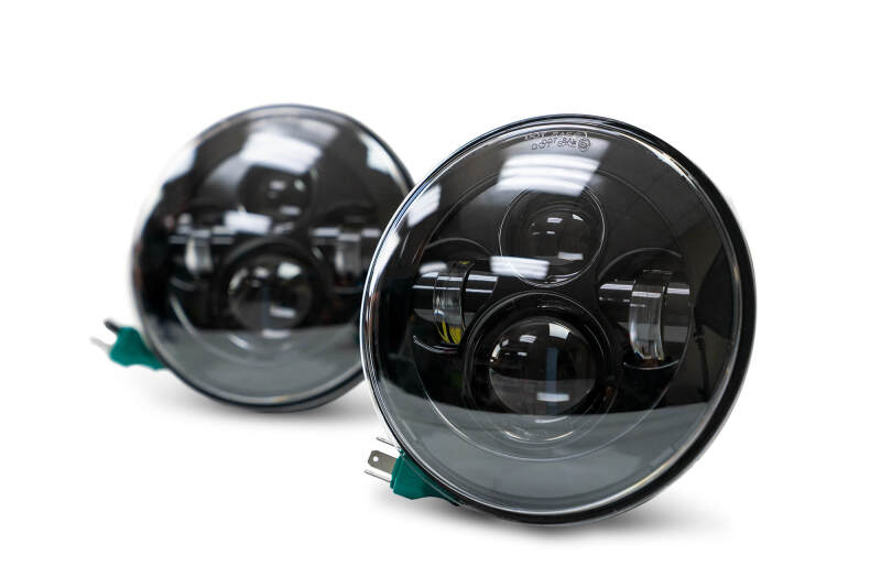 DV8 Offroad 07-18 Jeep Wrangler JK LED Projector Headlights w/ Angel Eyes thumbnail 5