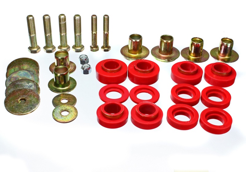 Energy Suspension Firebird Body Mount Set - Red thumbnail 4