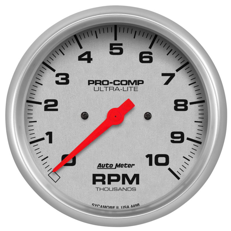 Autometer Ultra-Lite 5 inch 10K RPM In Dash Tach thumbnail 4