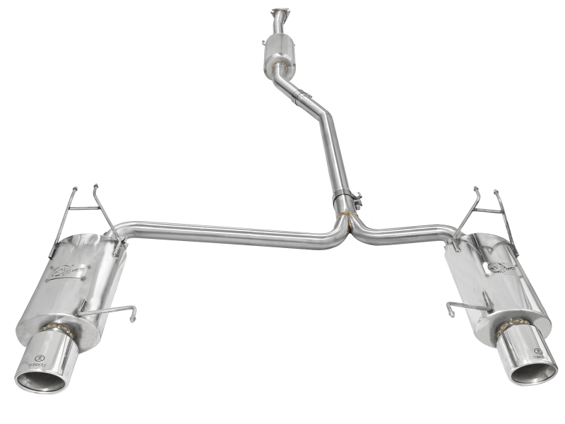 aFe Takeda Exhaust 2.25in to 2in Dia 304SS Cat-Back w/Polished Tips 08-12 Honda Accord Coupe V6 3.5L thumbnail 7