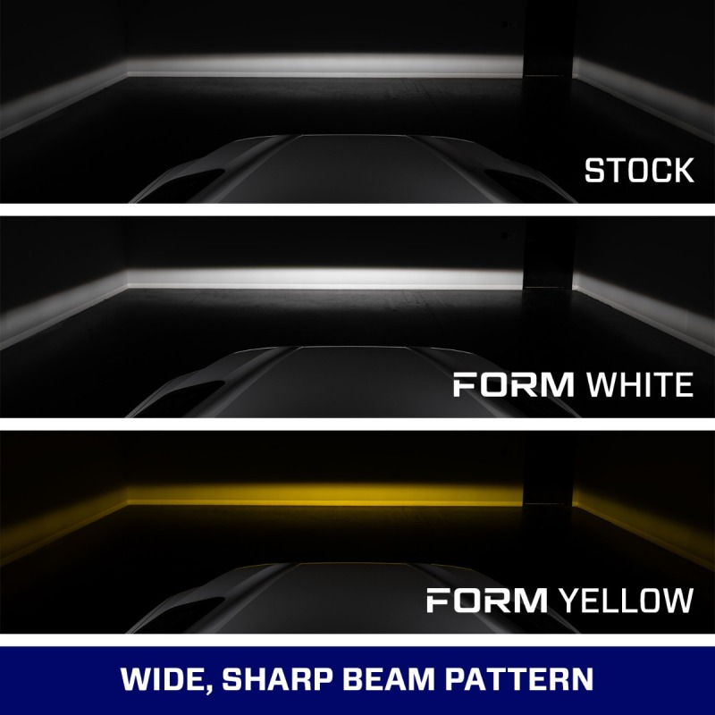 Form Lighting Type T3 Tacoma/Tundra/4Runner/Sequoia LED Fog Lights Yellow (Pair)