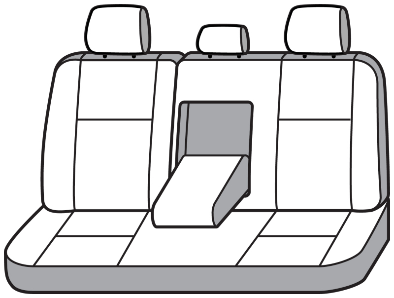 Covercraft 21-26 Hyundai Sonata Polycotton SeatSaver Custom Second Row Seat Covers thumbnail 6