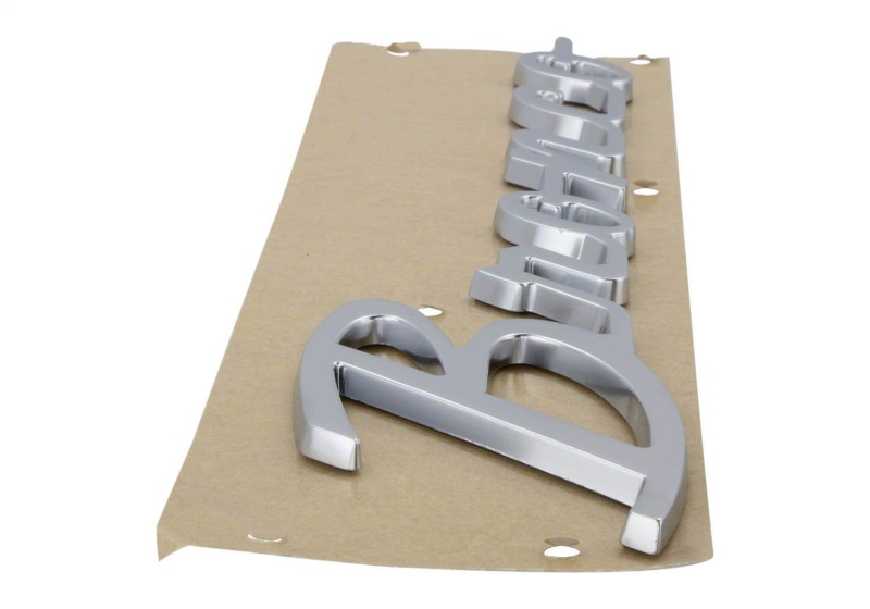 Ford Racing 21-23 Bronco Script Fender Badge - Silver thumbnail 7