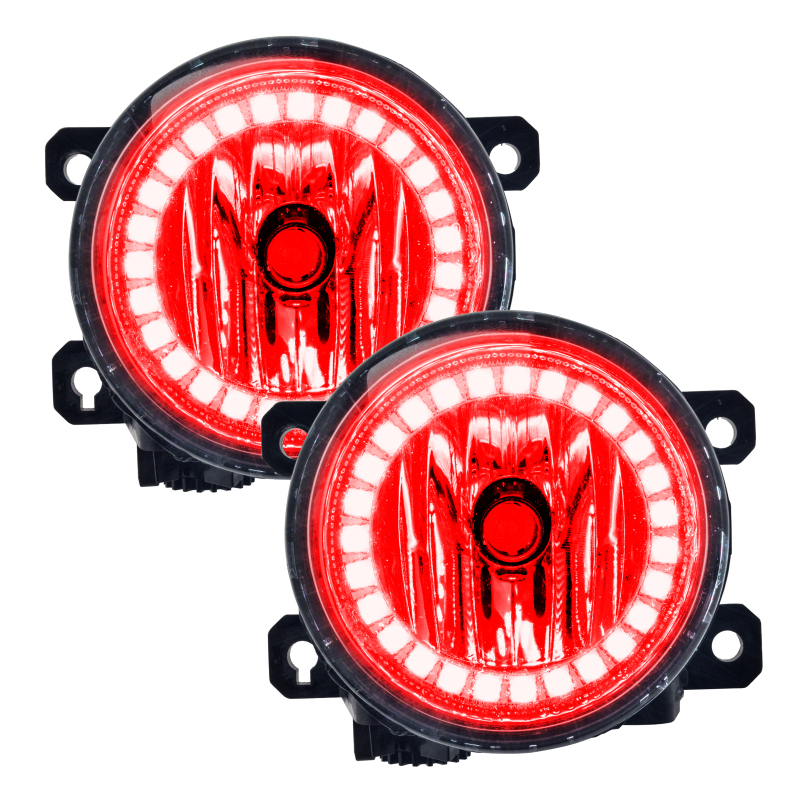 Oracle 10-16 Honda CRZ LED Fog Light Halo Kit - Red thumbnail 2