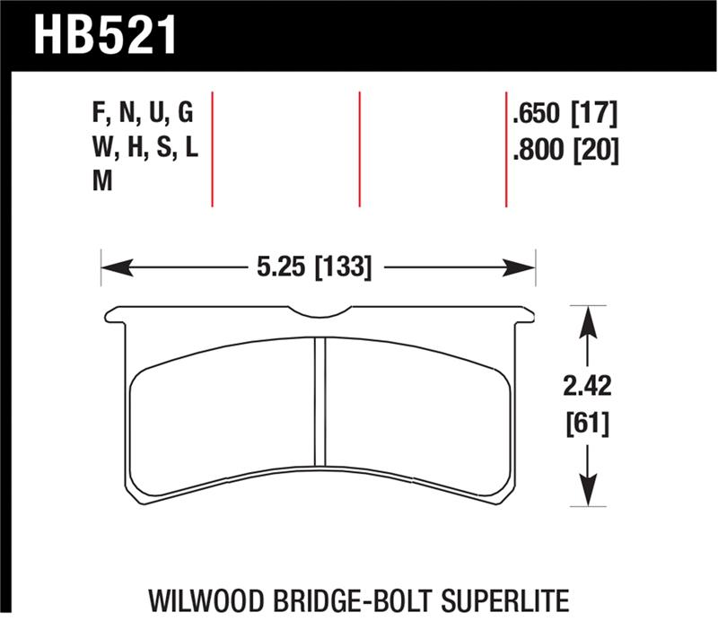 HAWK DTC-30 Brake Pad Sets