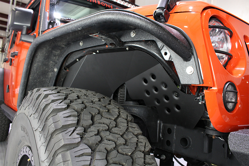 Fishbone Offroad 07-18 Jeep Wrangler JK Aluminum Front Inner Fenders thumbnail 8