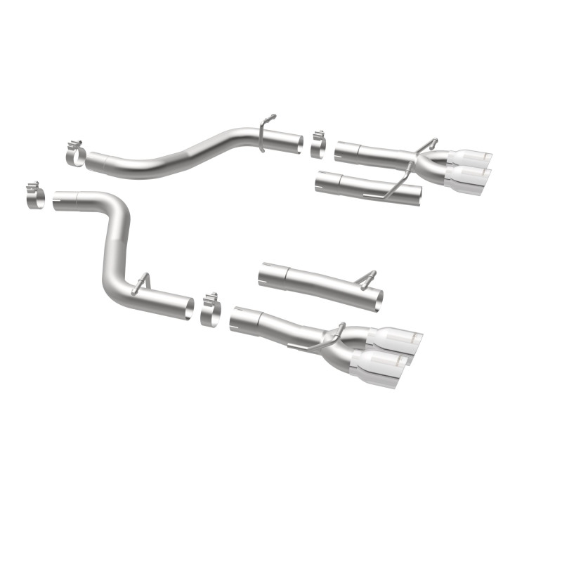 MagnaFlow Axle-Back, SS, 2.5in, Quad Split Rear 3.5in Tip 2015 Dodge Challenger 3.6L V6 thumbnail 8