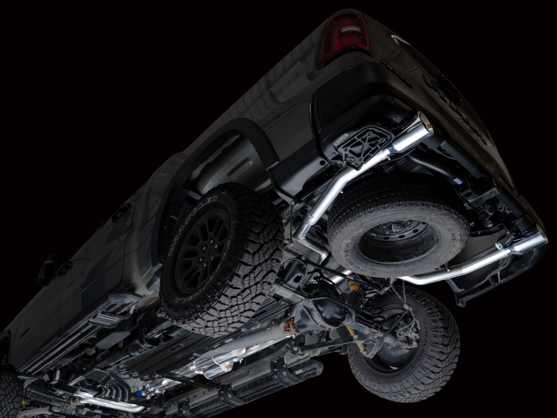 AWE Tuning 2025+ RAM 1500 3.0TT Rebel 0FG Cat-Back Exhaust w/ Chrome Silver Tips thumbnail 3