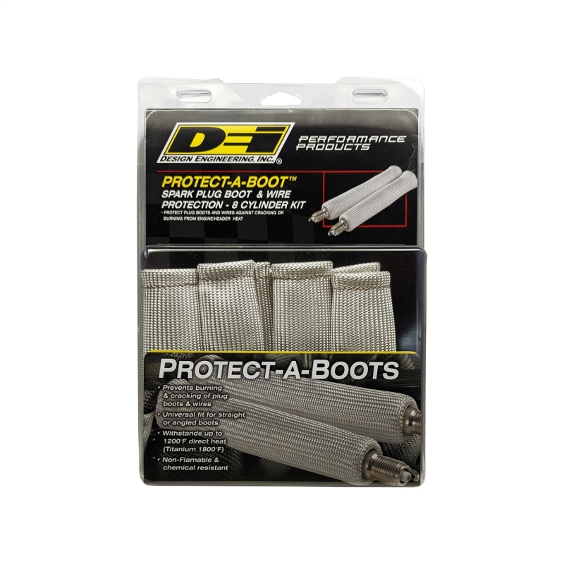 DEI Protect-A-Boot Sleeve - 1-1/4in I.D. x 6in - 8-pack - Silver thumbnail 7