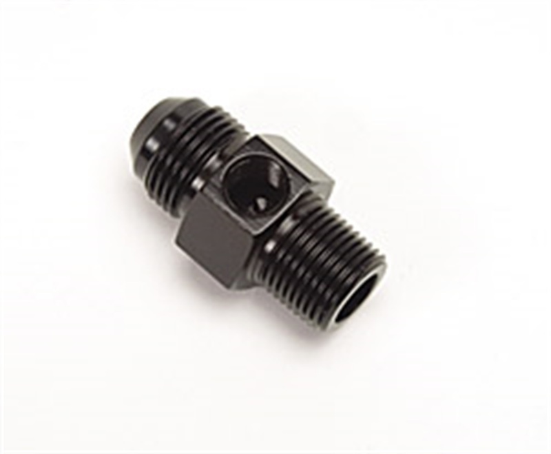 Russell Performance -6 AN Flare to 3/8in Pipe Pressure Adapter (Black) thumbnail 7